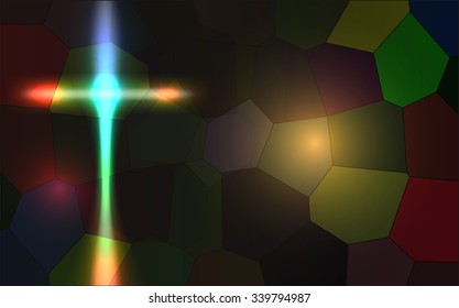 Vector Abstract Religious Background, Eps 10 Vector, Gradient Mesh and Transparency Used, Raster Version Available