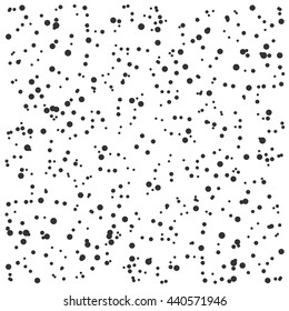 Vector Abstract retro with circle. Messy dot pattern