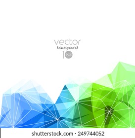 Vector Abstract retro geometric background. Template brochure design