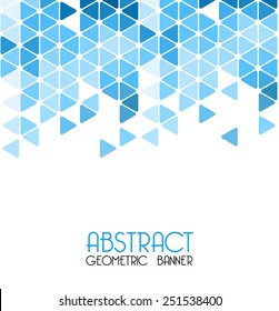 Vector Abstract retro geometric background. Template design