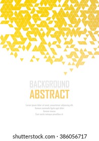 Vector Abstract retro geometric background. Template brochure design. EPS 10