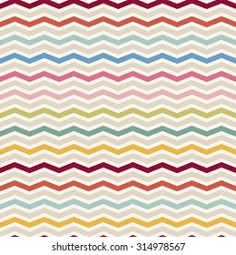 Vector Abstract retro geometric seamless pattern
