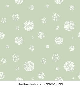 Vector Abstract retro  seamless with circle. Dot pattern