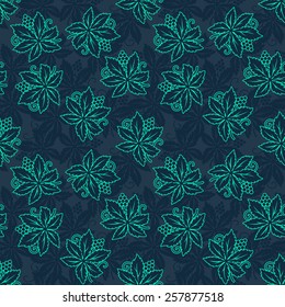 Vector Abstract retro seamless with grapes pattern