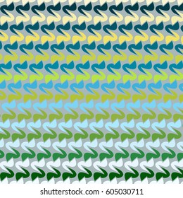 Vector abstract rhythmic geometric elements color background