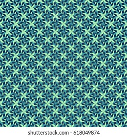 Vector abstract rhythmic geometric elements background. Seamless pattern