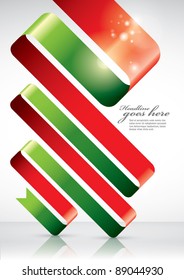 vector of abstract ribbon background