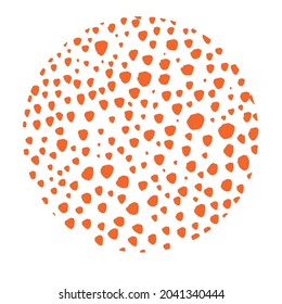 Vector Abstract Round Colourful Background. Doodle Circle in Hand Drawn Style. Template for Social Media Design, Posters.