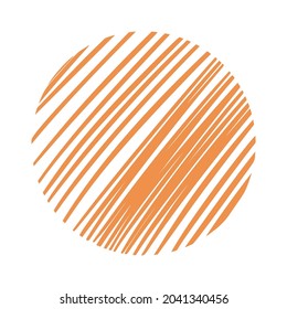 Vector Abstract Round Colourful Background. Doodle Circle in Hand Drawn Style. Template for Social Media Design, Posters.