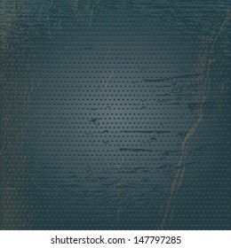 Vector abstract rusted, aged, grunge metal texture illustration