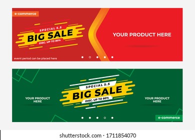 Vector Abstract Sales Promotion Banner Template Vector Eps 10
