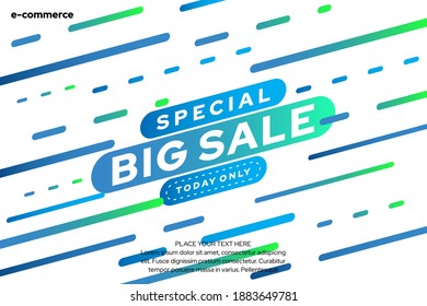 Vector Resumen de ventas Promoción de ventas Banner Template Vector Eps 10 adecuado para publicación en medios sociales, folleto, afiche, banner web, etc.
