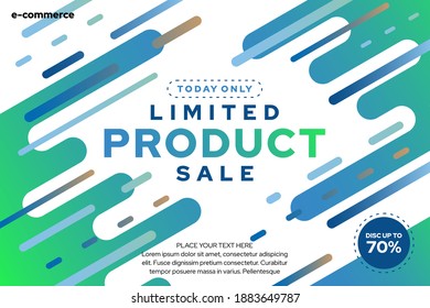 Vector Abstract Sales Promotion Banner Template Vector Eps 10 suitable for social media post, brochure, poster, web banner etc.
