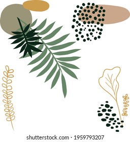 Vector abstract scandinavian background, wallpaper, print, backdrop, texture, interior poster.