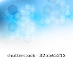 Vector Abstract science Background. Hexagon geometric design. EPS 10