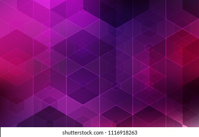 Vector Abstract science Background. Hexagon geometric design. EPS 10