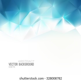 Vector Abstract science Background. Polygonal geometric design. EPS 10