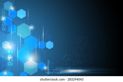 vector abstract science concept background