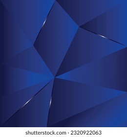 Vector Abstract, science, futuristic. Digital image of light rays, stripes lines with blue light, speed and motion blur over dark blue background.