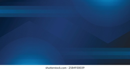 Vector Abstract  science  futuristic Digital image of light rays  stripes lines with blue light  speed and motion blur over dark blue design abstract