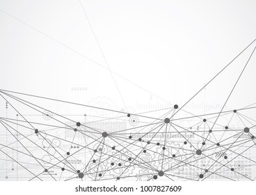 Vector Abstract science futuristic energy technology. Hi-tech digital technology concept
