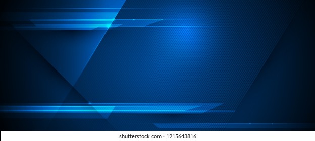 Vector Abstract  science  futuristic  energy technology concept  Digital image light rays  stripes lines and blue light  speed   motion blur over dark blue background