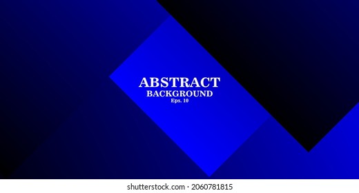 Resumen los fondos geométricos de color azul oscuro también fueron adecuados para el afiche de la pancarta del sitio web de medios sociales.