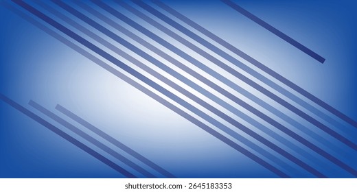 Vector Abstract, science, futuristic, energy technology concept. Digital image of polygon overlap, golden stripes lines with blue light, speed and motion blur over dark blue background