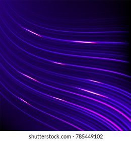 Vector Abstract, science, futuristic, energy technology concept. Light ray, stripes lines, speed movement pattern and motion blur background.