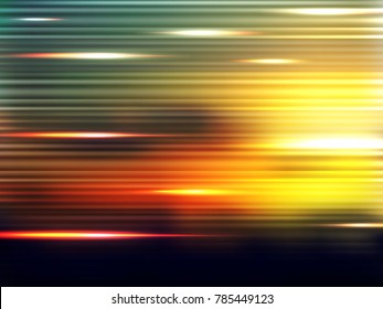 Vector Abstract, science, futuristic, energy technology concept. Light ray, stripes lines, speed movement pattern and motion blur background.