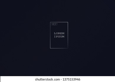 Vector Abstract, science, futuristic,  technology concept with Digital image of gradient stripes lines with blue light,dark blue color background.