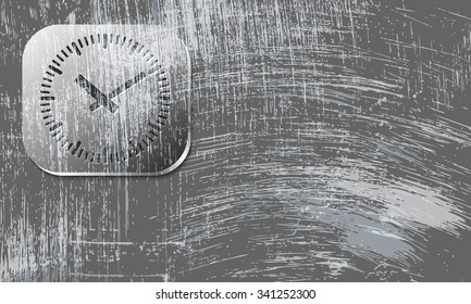 Vector abstract scratched background and watches