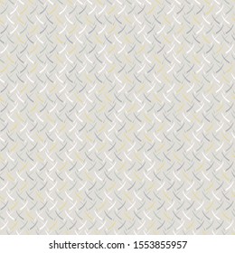 Vector Abstract Scribbles Design in Yellow White Gray and Green on Gray Seamless Repeat Pattern. Background for textiles, cards, manufacturing, wallpapers, print, gift wrap and scrapbooking.