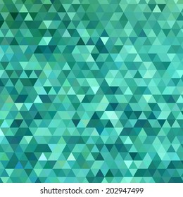 Vector abstract sea background with triangles