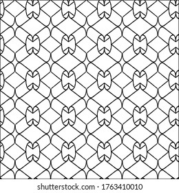 Vector abstract seamless 3D  black and white transparent pattern background tile 