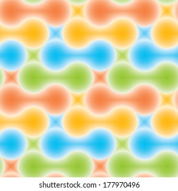 Vector abstract seamless background (CMYK colors)