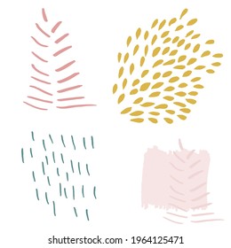  Vector abstract seamless background. Hand painted graphic elements, colorful brush strokes and shapes for decoration, invitations, posters, card, textile
