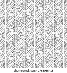 Vector abstract seamless   black and white transparent pattern background tile 