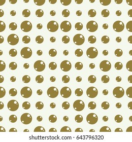 Vector abstract seamless composition best for use as wrapping paper, symmetric ornate background created with simple geometric shapes, circles and spheres.