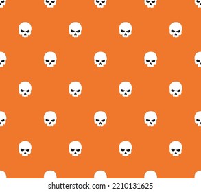 Vector abstract seamless cute halloween pattern.