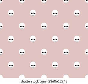Vector abstract seamless cute halloween pattern.