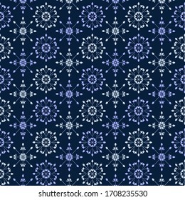 Vector Abstract Seamless decorative pattern in vitage style for wallpapers and background. 