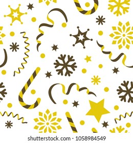 vector abstract seamless festive christmas pattern