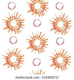 Vector abstract seamless geometric floral background. Vector seamless pattern. Perfect for wallpapers, surface textures, textile.