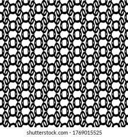 Vector abstract  seamless geometric  ornamental black and white transparent pattern background tile 