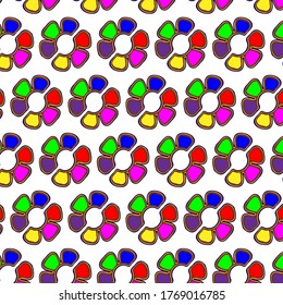 Vector abstract  seamless geometric  ornamental colorful  transparent pattern background tile 