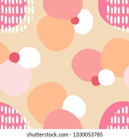 Vector abstract seamless geometric pattern