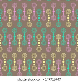 Vector abstract seamless geometric pattern.