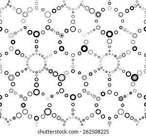 Vector Abstract Seamless Hexagon Pattern