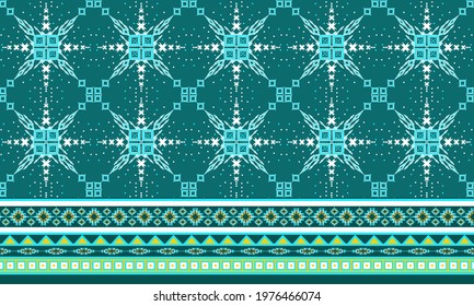 Vector abstract seamless patchwork pattern with geometric and  ornaments.Design for carpet,wallpaper,clothing,wrapping,batik,fabric, illustration embroidery style.